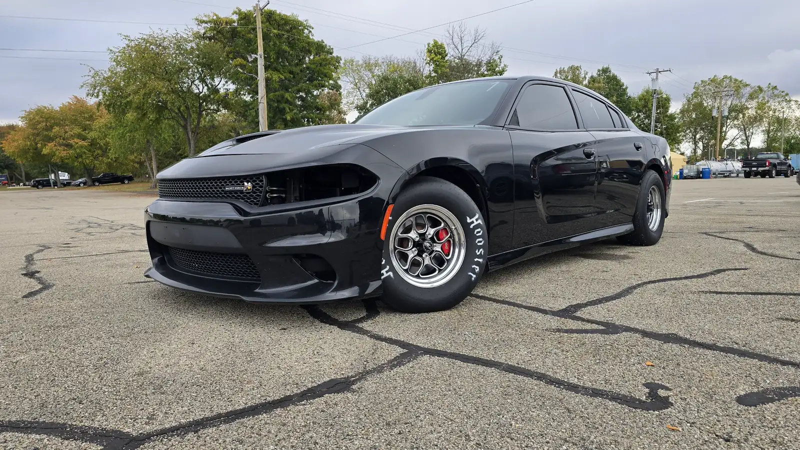 Black 2017 Dodge Charger Scat Pack 392, the Satera Tuning SBE 392 record setter