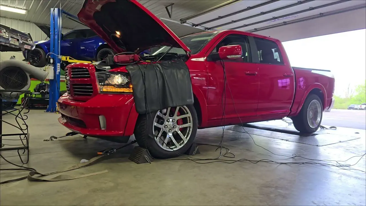 Ram 1500 on the Satera Tuning dyno