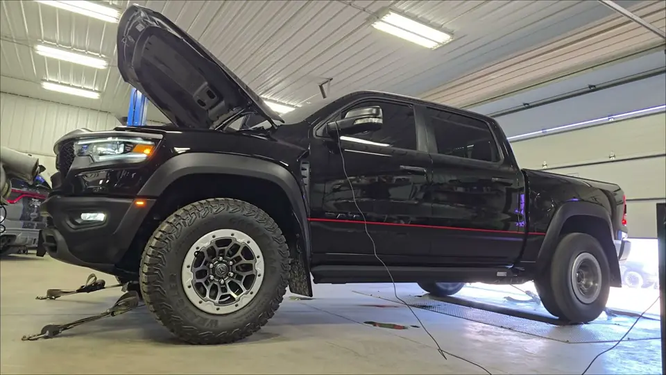 Video thumbnail: Ram TRX on the dyno